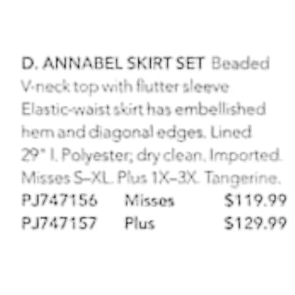 ASHRO Bead Trimmed Georgette Tangerine Orange Midi Skirt Set Wedding Guest Dress - Picture 16 of 16